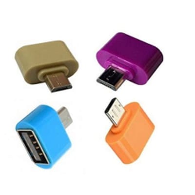Ambrane Type-C to Micro USB OTG Adapter for 3A Fast Charging and Data Sync
