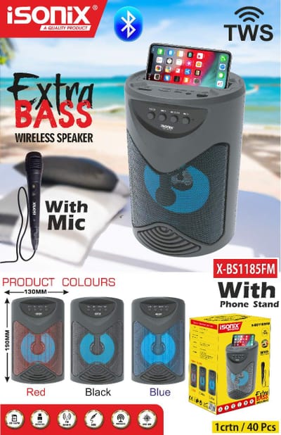 Isonix Bluetooth Speaker With Mike