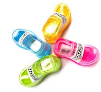 Colorful ShoeShaped Sharpeners for Kds â€“ Cute Fancy Statonery (Pack of 4)