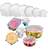  Silicone Fit Lids 6 Pc