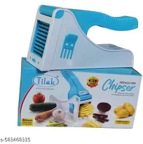 Manual Potato Chps Cutter, French Fres Cutter Slcer Maker for Ktchen