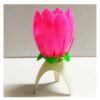 Muscal Lotus Brthday Rotatng Candle Lotus Brthday Rotatng Muscal Candle Candle