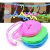 Wndproof AntSlp Clothes Washng Lne-Nylon Clotheslne Rope-for Cloth Dryng (5 Meter, Pack of 1)
